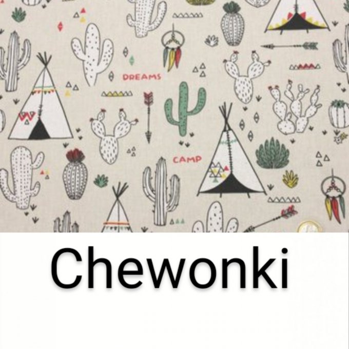 Cape de bain et gant motifs CHEWONKI
